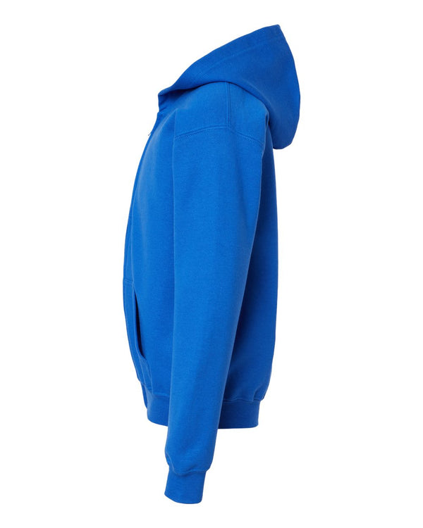 Gildan - Youth Full-Zip Hooded Sweatshirt - 18600B