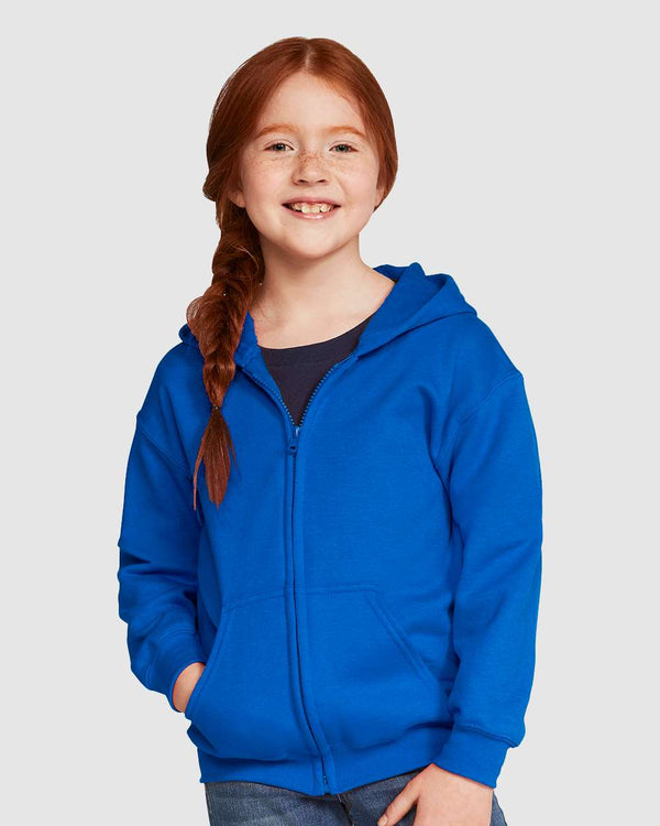 Gildan - Youth Full-Zip Hooded Sweatshirt - 18600B