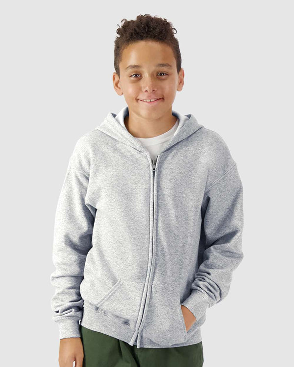 Gildan - Youth Full-Zip Hooded Sweatshirt - 18600B