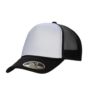 Retro 5-Panel Foam Snap Back Trucker Cap — CSW 24/7 H08210