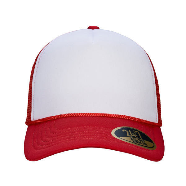 CSW 24/7 Retro 5-Panel Foam Snap Back Trucker Cap - H08210