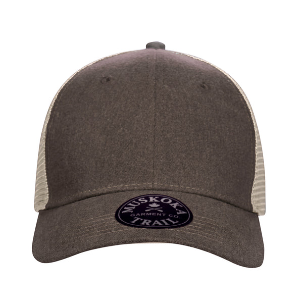 Muskoka Trail Garment Co. Pigment Dyed Snap Back Trucker Cap - H08360