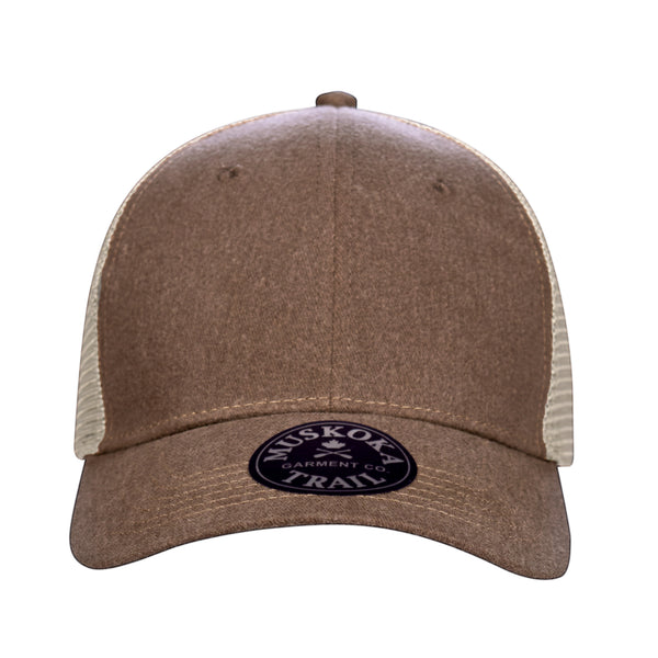 Muskoka Trail Garment Co. Pigment Dyed Snap Back Trucker Cap - H08360