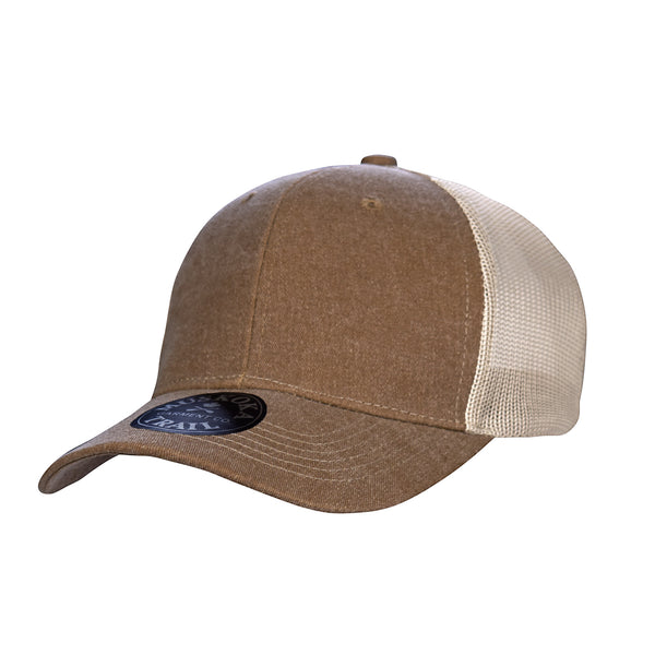 Muskoka Trail Garment Co. Pigment Dyed Snap Back Trucker Cap - H08360
