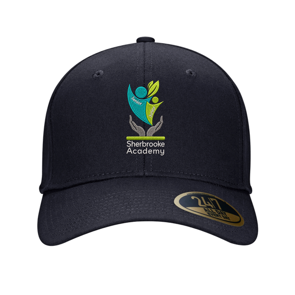 Embroidered Sherbrooke Academy Snapback Hat