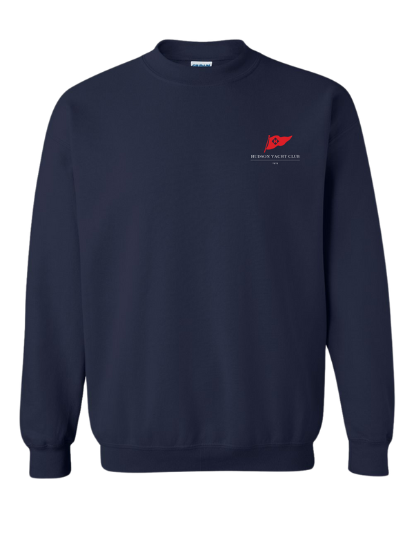 Adult Embroidered Hudson Yacht Club Crewneck - Personalized