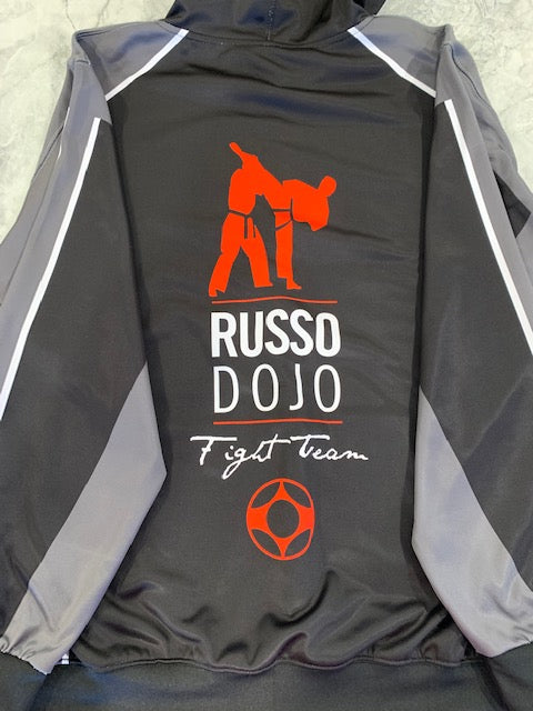 Sweat à capuche zippé unisexe Russo Dojo Karate - Fight Team 