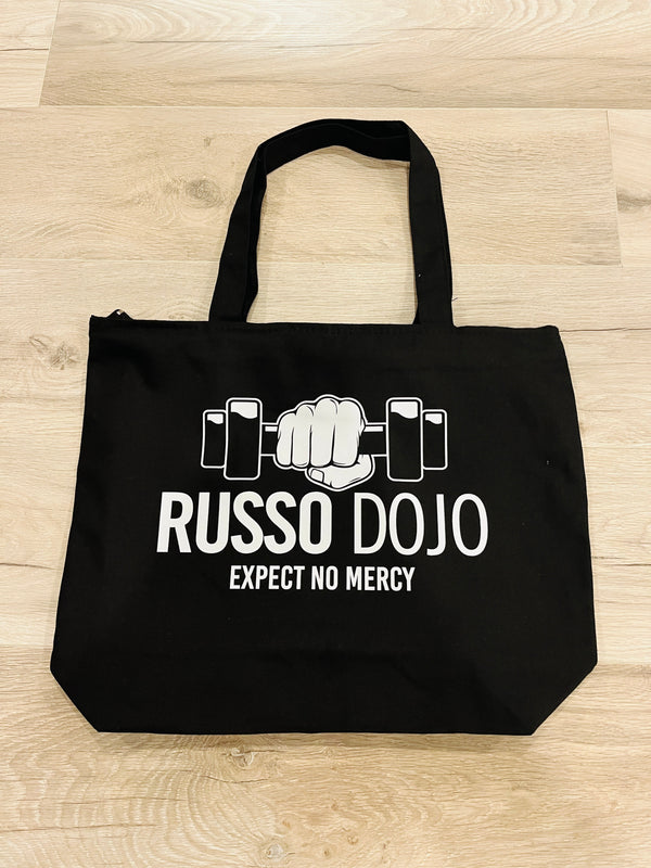Russo Dojo - Expect No Mercy Zippered Tote Bag