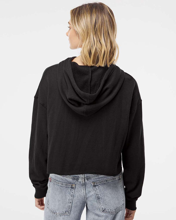 Independent Trading Co. - Women’s Lightweight Crop Hooded Sweatshirt - AFX64CRP
