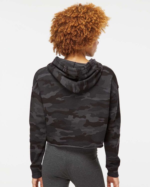 Independent Trading Co. - Women’s Lightweight Crop Hooded Sweatshirt - AFX64CRP