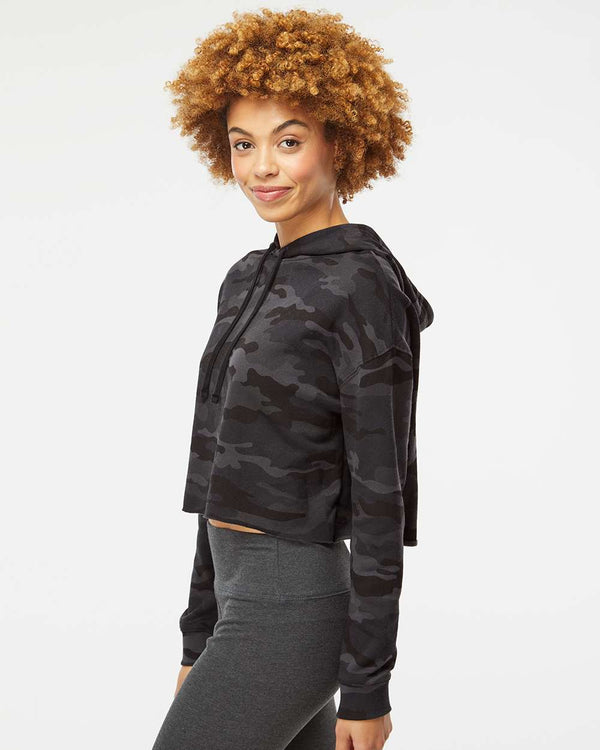 Independent Trading Co. - Women’s Lightweight Crop Hooded Sweatshirt - AFX64CRP