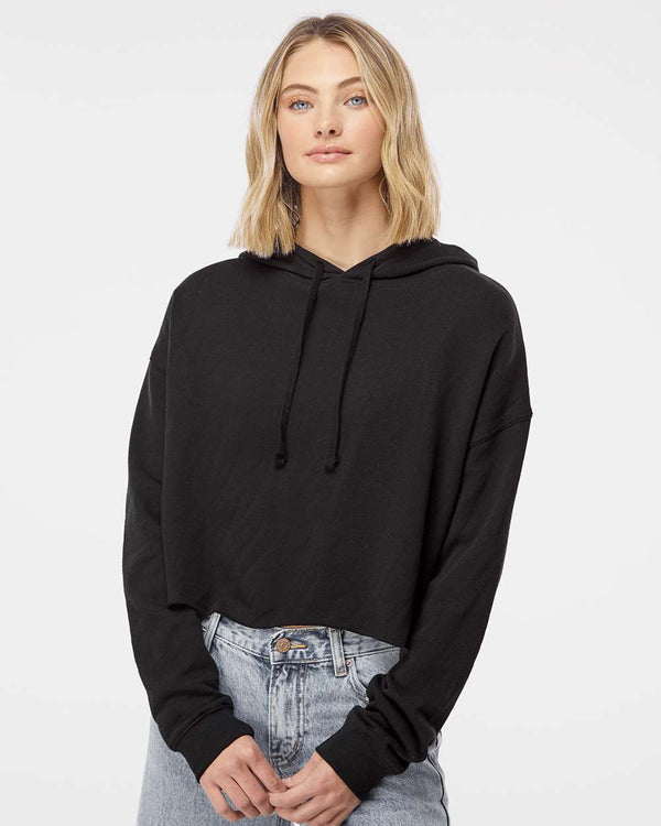 Independent Trading Co. - Women’s Lightweight Crop Hooded Sweatshirt - AFX64CRP