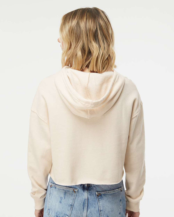 Independent Trading Co. - Women’s Lightweight Crop Hooded Sweatshirt - AFX64CRP