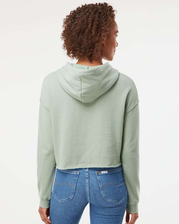 Independent Trading Co. - Women’s Lightweight Crop Hooded Sweatshirt - AFX64CRP