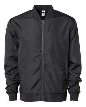 Embroidered Lightweight Bomber Jacket — Independent Trading Co.