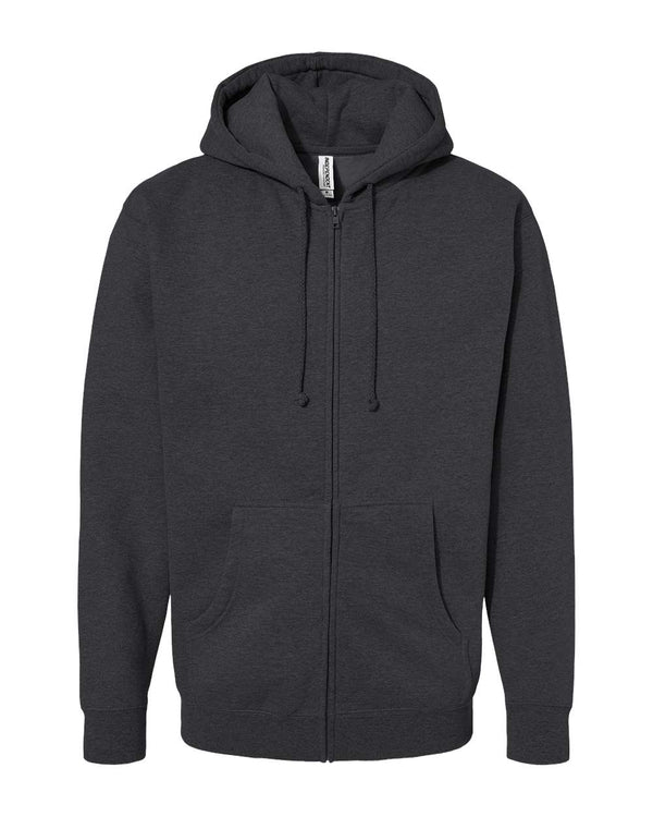 Independent Trading Co. Sweat à capuche zippé épais unisexe - IND4000Z