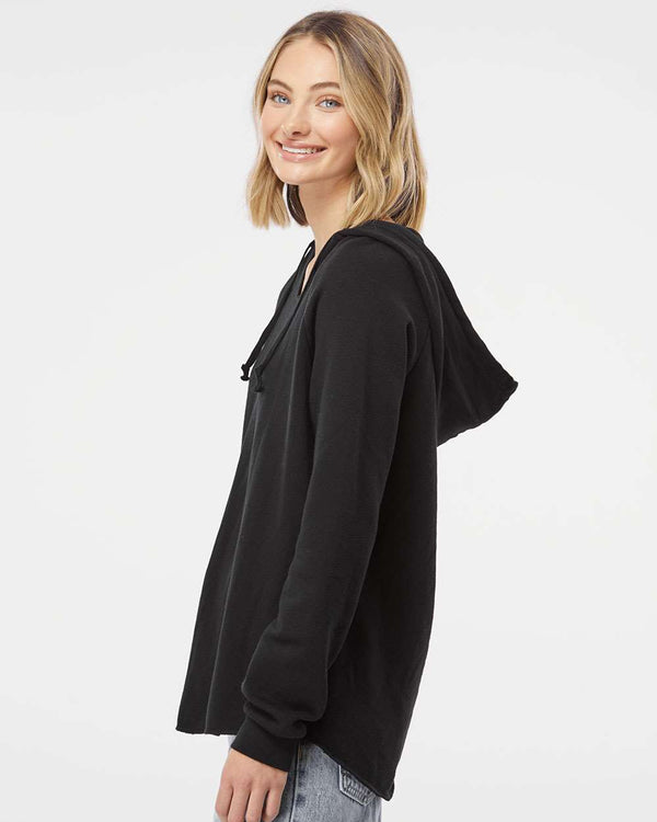 Independent Trading Co. - Sweat à capuche léger California Wave Wash pour femme - PRM2500