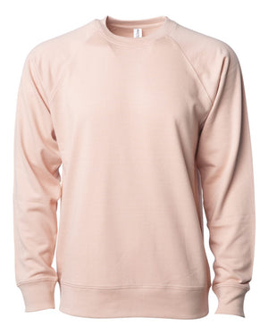 Icon Lightweight Loopback Terry Crewneck Sweatshirt — Independent Trading Co. SS1000C