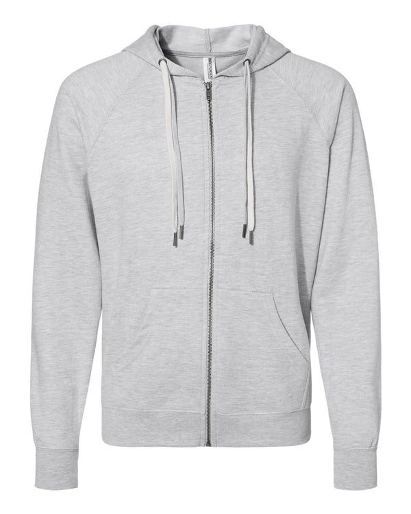Independent Trading Co. - Icon Lightweight Loopback Terry Full-Zip Hooded Sweatshirt - SS1000Z