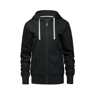 Lakeview L00671 Ladies Full-Zip Hooded Sweatshirt - Black