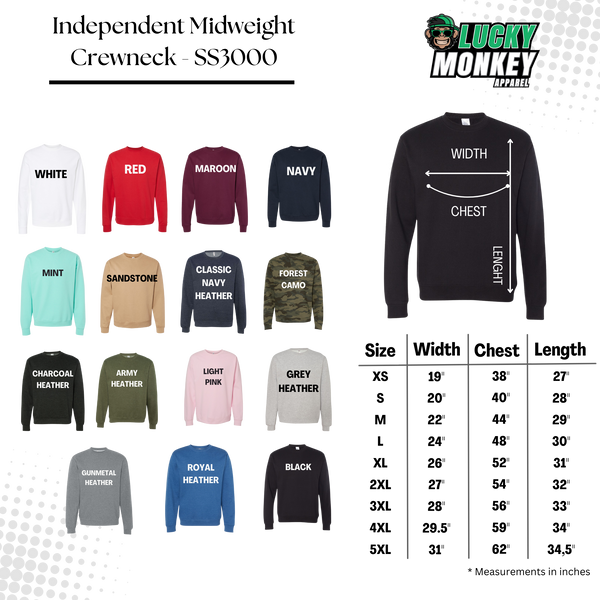 Sweat-shirt indépendant mi-épais brodé - SS3000