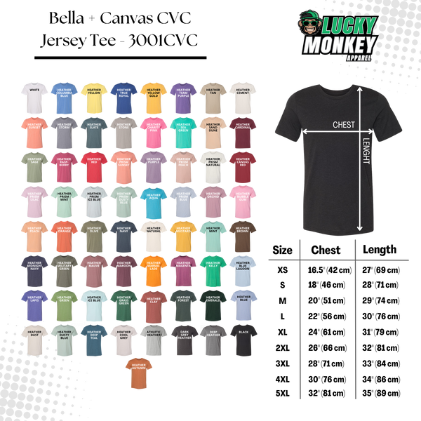 Bella + Canvas 3001CVC Unisex T-Shirt