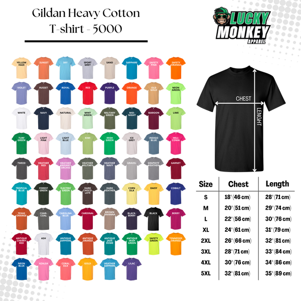 Gildan Heavy Cotton 5000 Unisex T-Shirt