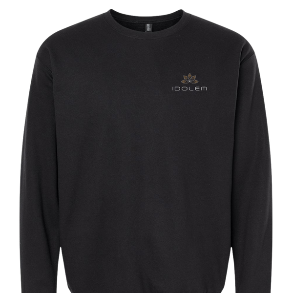 Sweat col rond brodé Idolem Hot Yoga