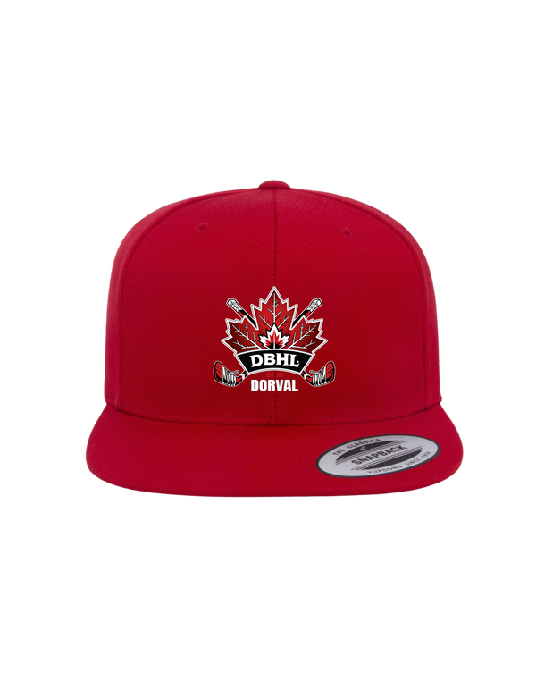 Casquette Snapback DBHL à visière plate brodée