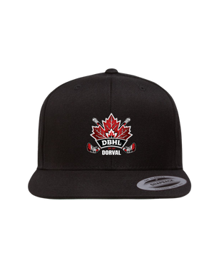 Embroidered DBHL Flat Bill Snapback Cap