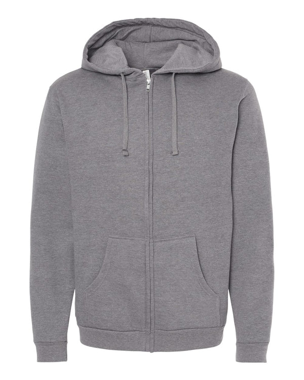 Sweat à capuche zippé unisexe en polaire personnalisé M&amp;O - 3331