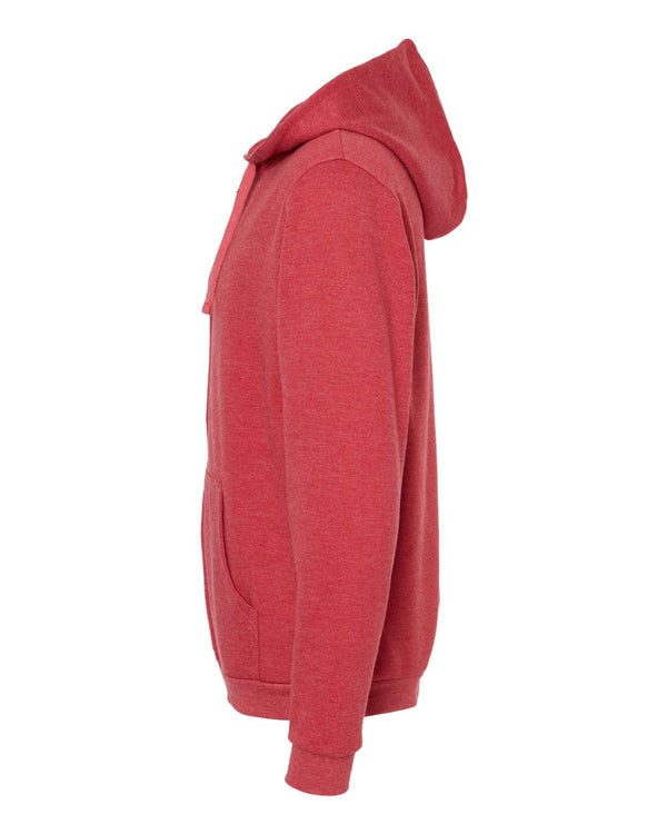 Custom M&O - Unisex Zipper Fleece Hoodie - 3331