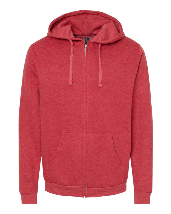 Sweat à capuche zippé unisexe en polaire personnalisé M&amp;O - 3331