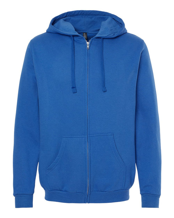 Sweat à capuche zippé unisexe en polaire personnalisé M&amp;O - 3331