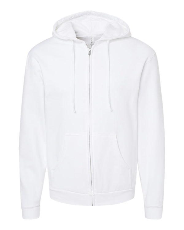Sweat à capuche zippé unisexe en polaire personnalisé M&amp;O - 3331