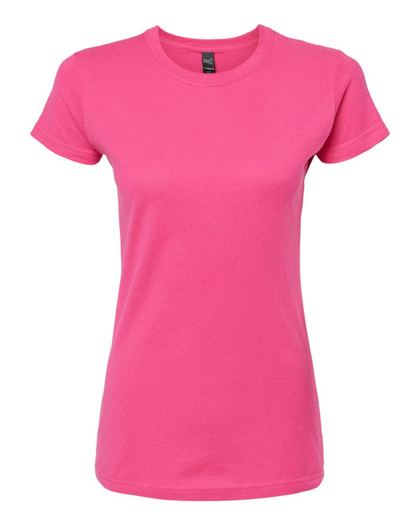 M&O - Women's Fine Jersey T-Shirt - 4513