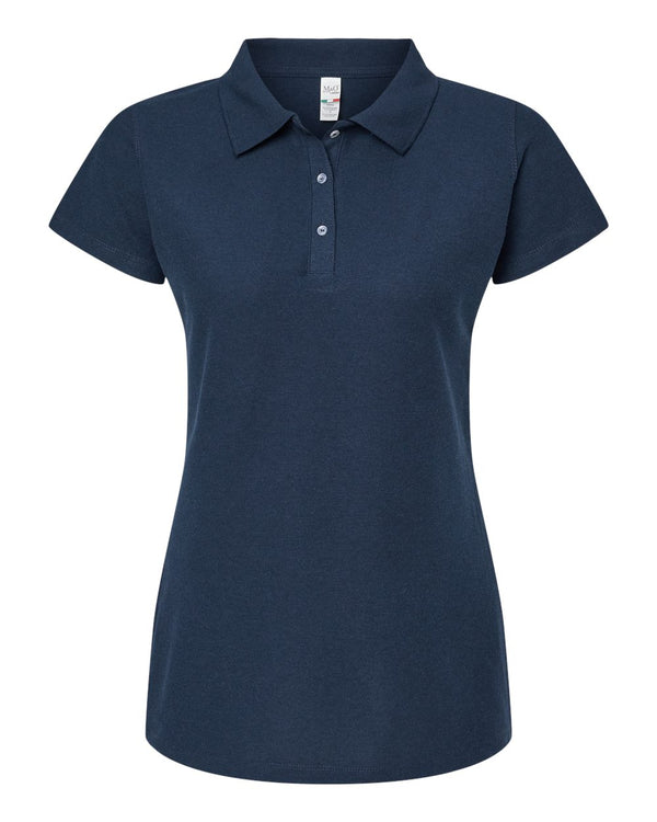 M&O - Women's Soft Touch Polo - 7007