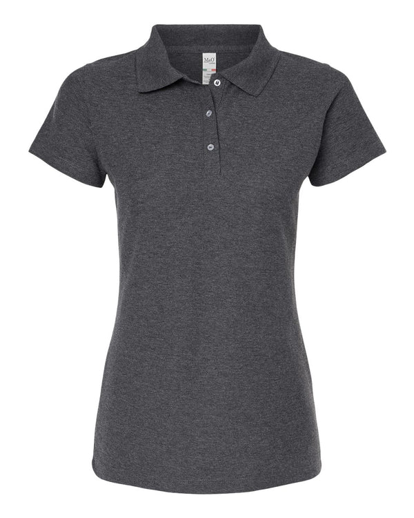 M&O - Women's Soft Touch Polo - 7007