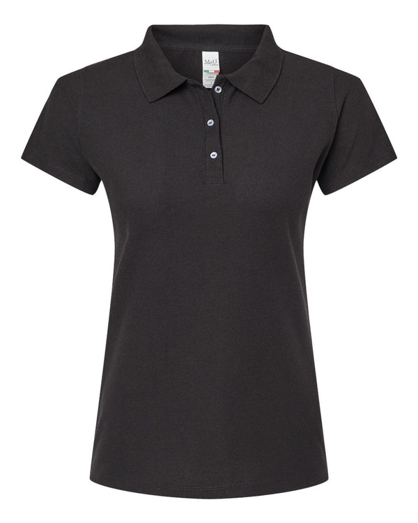 M&O - Women's Soft Touch Polo - 7007