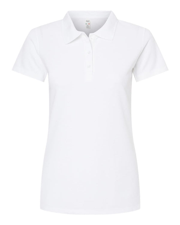 M&O - Women's Soft Touch Polo - 7007