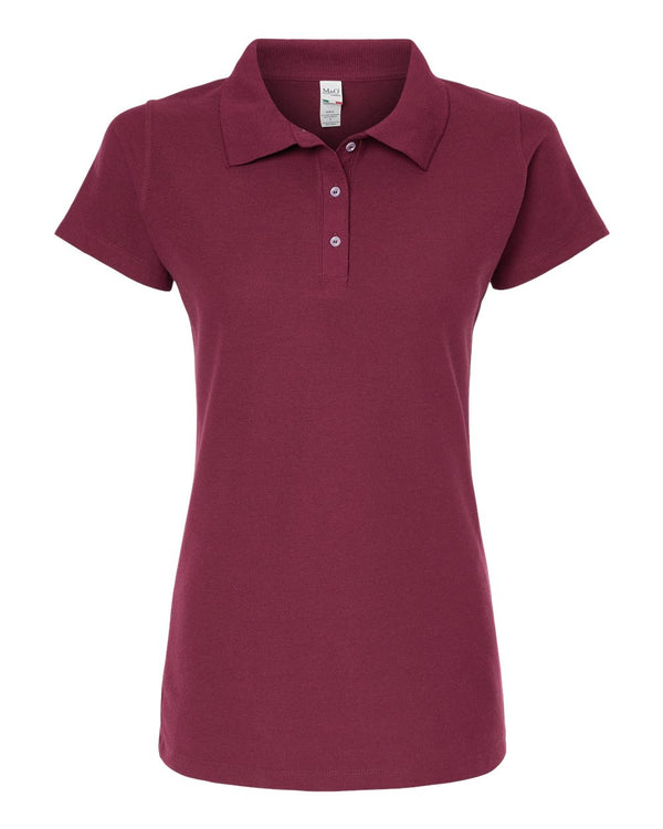 M&O - Women's Soft Touch Polo - 7007