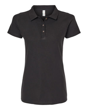 Women's Ringspun Pique Polo — M&O 7600