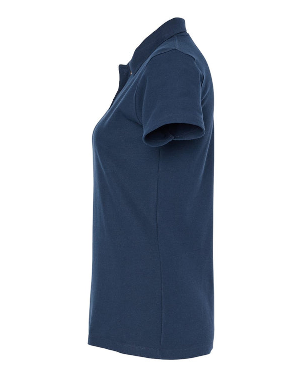M&O - Women's Ringspun Pique Polo - 7600