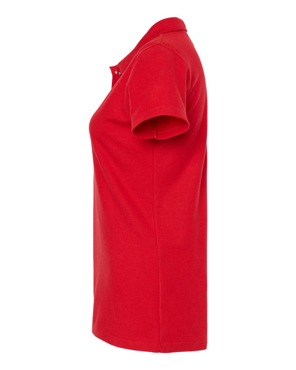 M&O - Women's Ringspun Pique Polo - 7600