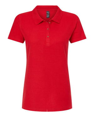 Women's Ringspun Pique Polo — M&O 7600