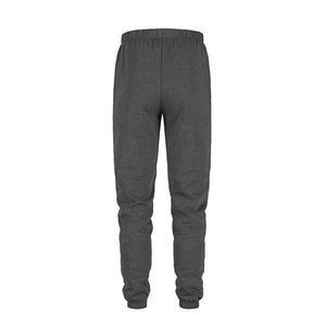 CSW 24/7 P00595 Dash Adult Fleece Sweatpants — back view - Charcoal Heather