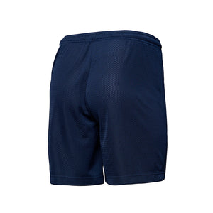CX2 P4485Y Turbo Youth Mesh Athletic Shorts with Pockets — back view - Navy