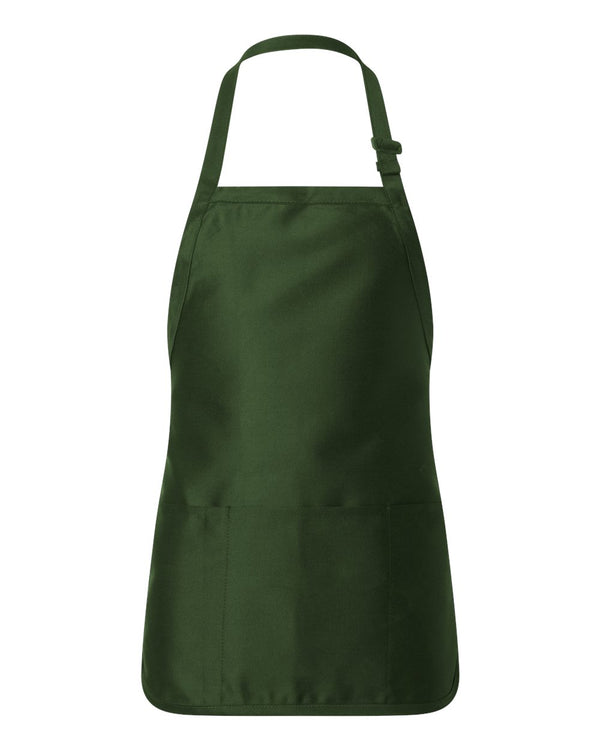 Full-Length Apron with Pouch Pocket 4250