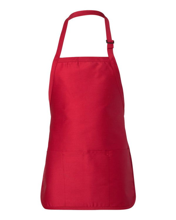 Full-Length Apron with Pouch Pocket 4250