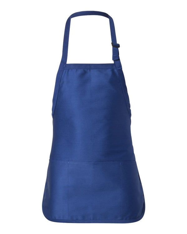 Full-Length Apron with Pouch Pocket 4250